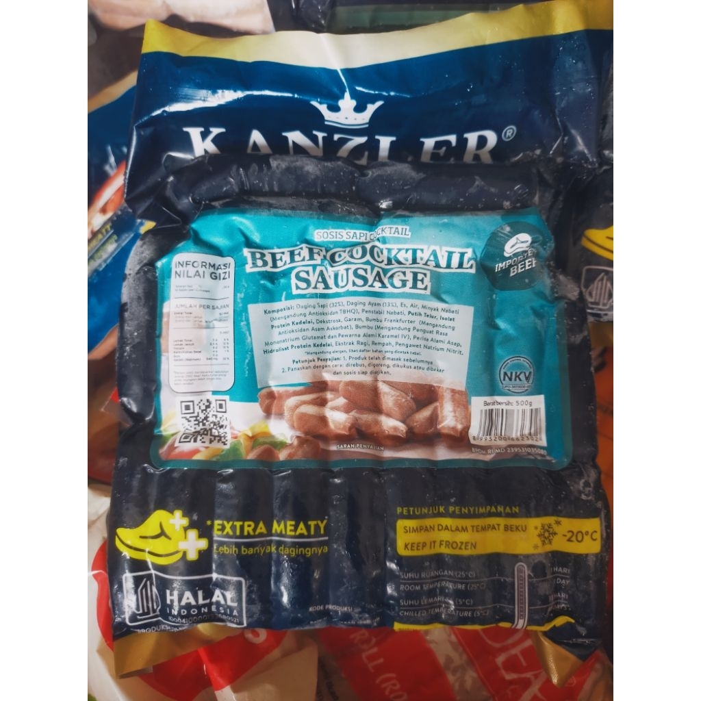 

Kanzler Beef Cocktail sosis sapi 500gr