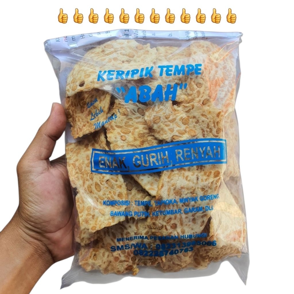 

Keripik Tempe Abah Asli Tegal (Enak Gurih Renyah)