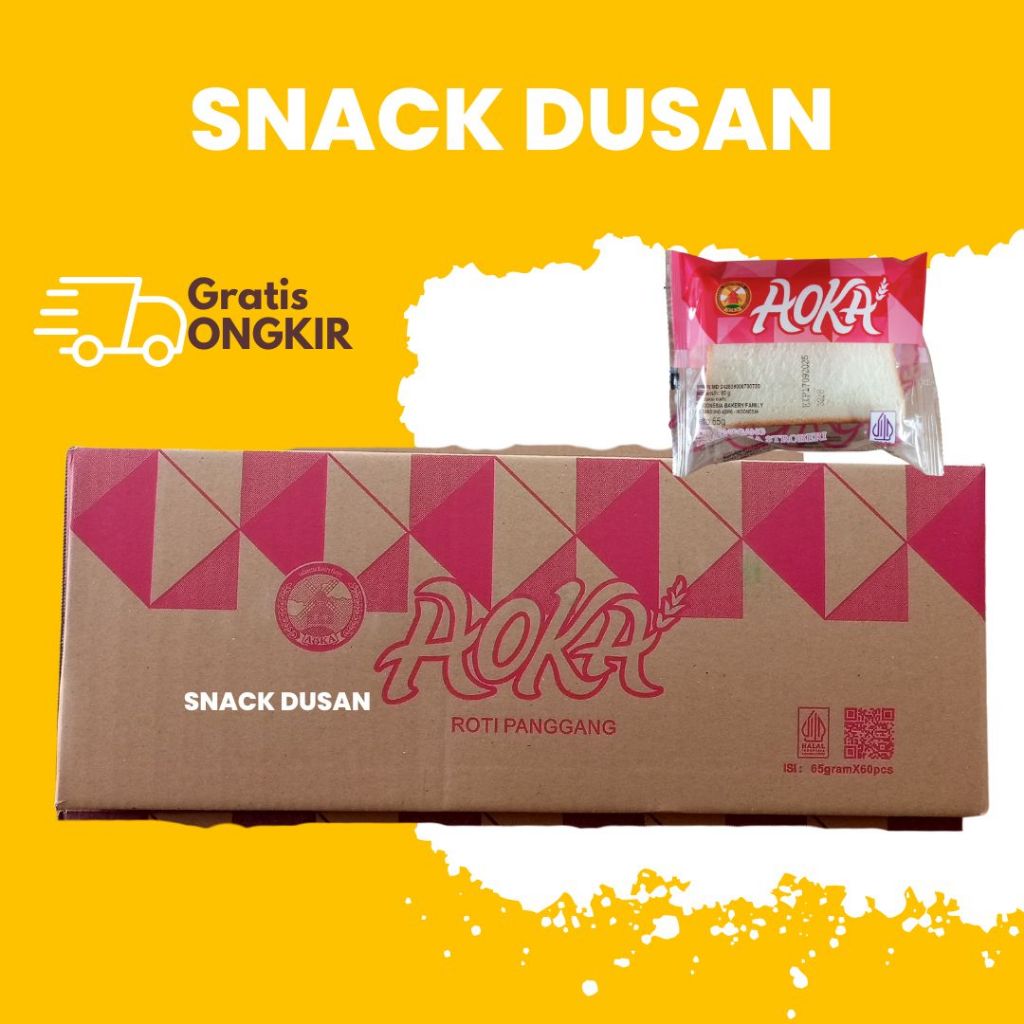

[DUS] AOKA ROTI PANGGANG VIRAL 1 DUS ISI 60 PCS SELAI ROTI VIRAL ROTI TAWAR SANDWICH
