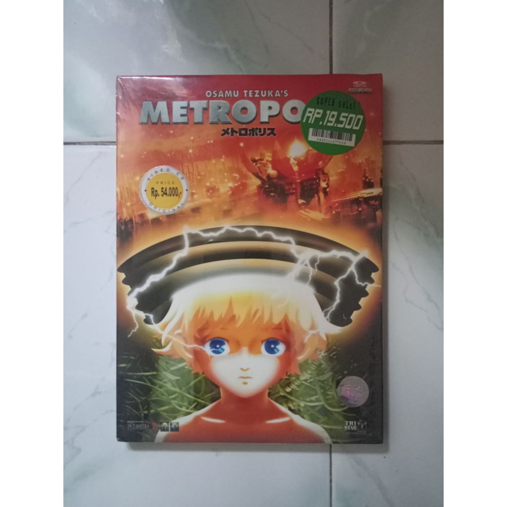 VCD film anime ori movie Metropolis Osamu Tezuka