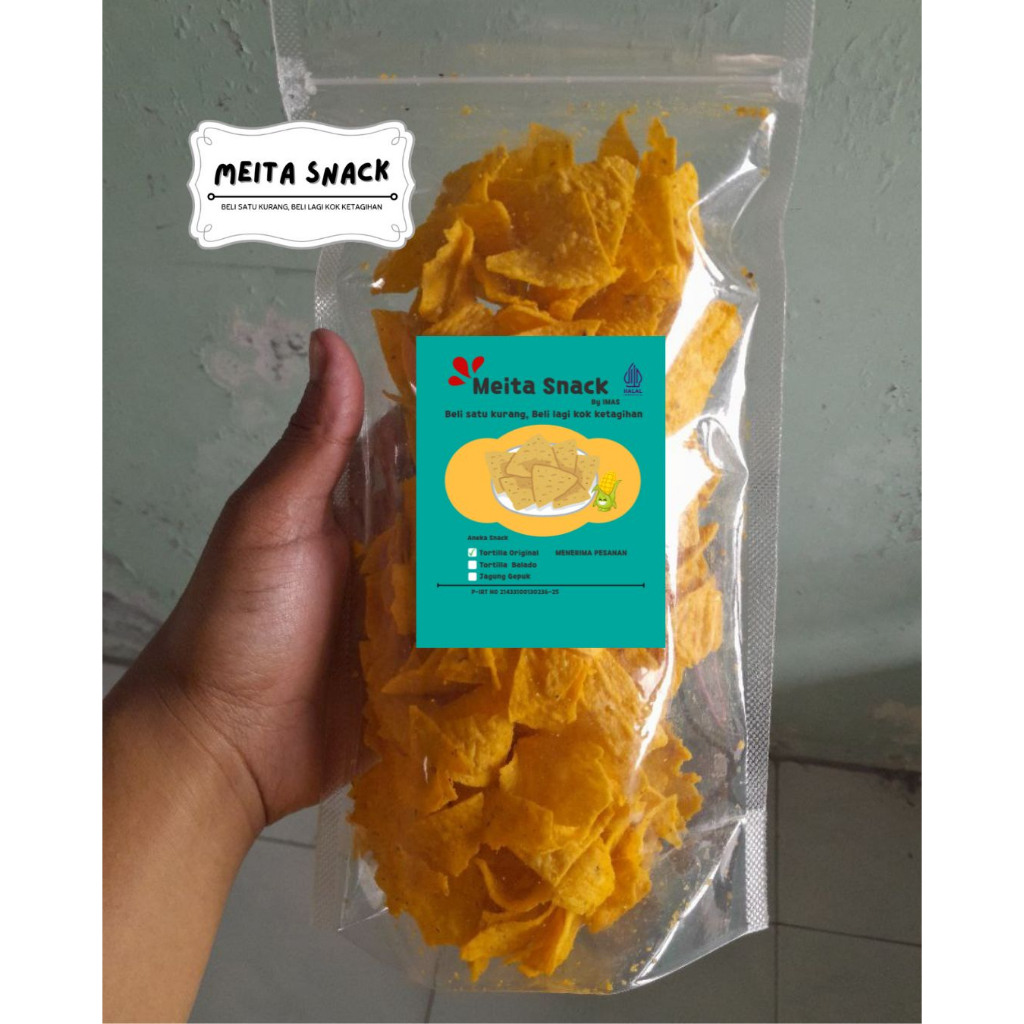 

Snack Tortilla Keripik Jagung Happy Toss Rasa Bumbu Jagung Manis 145 gram