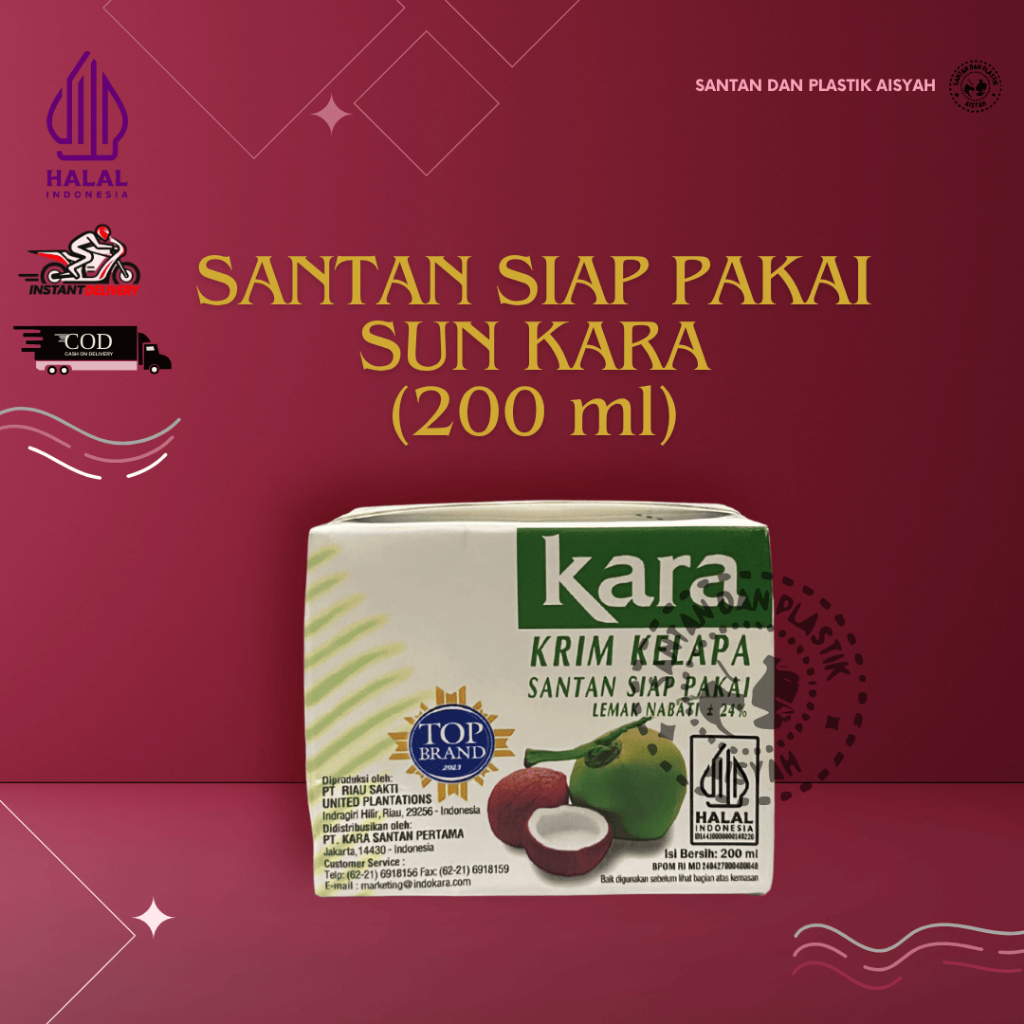

SANTAN SIAP PAKAI SUN KARA (200 ml)
