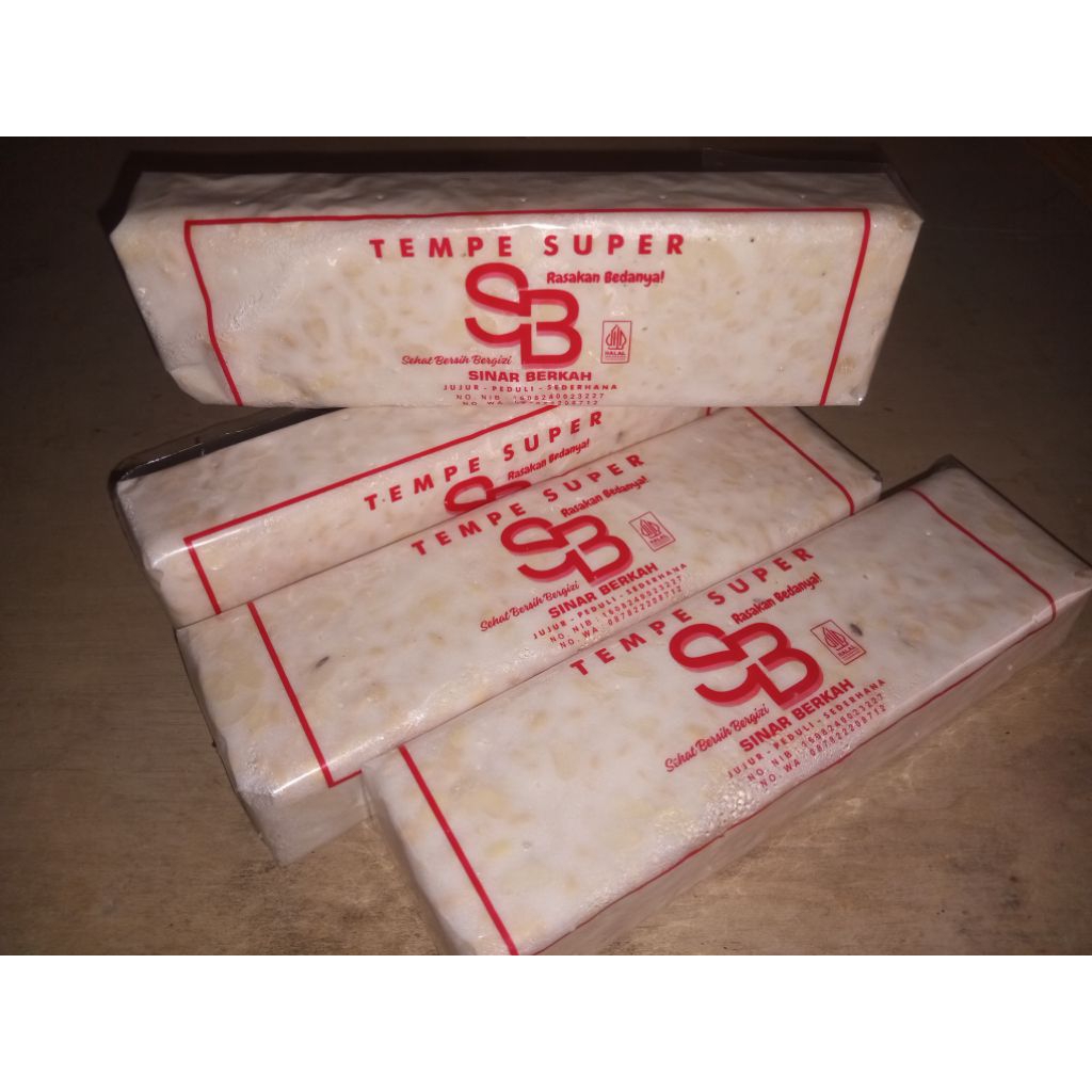 

tempe super ukuran 450g