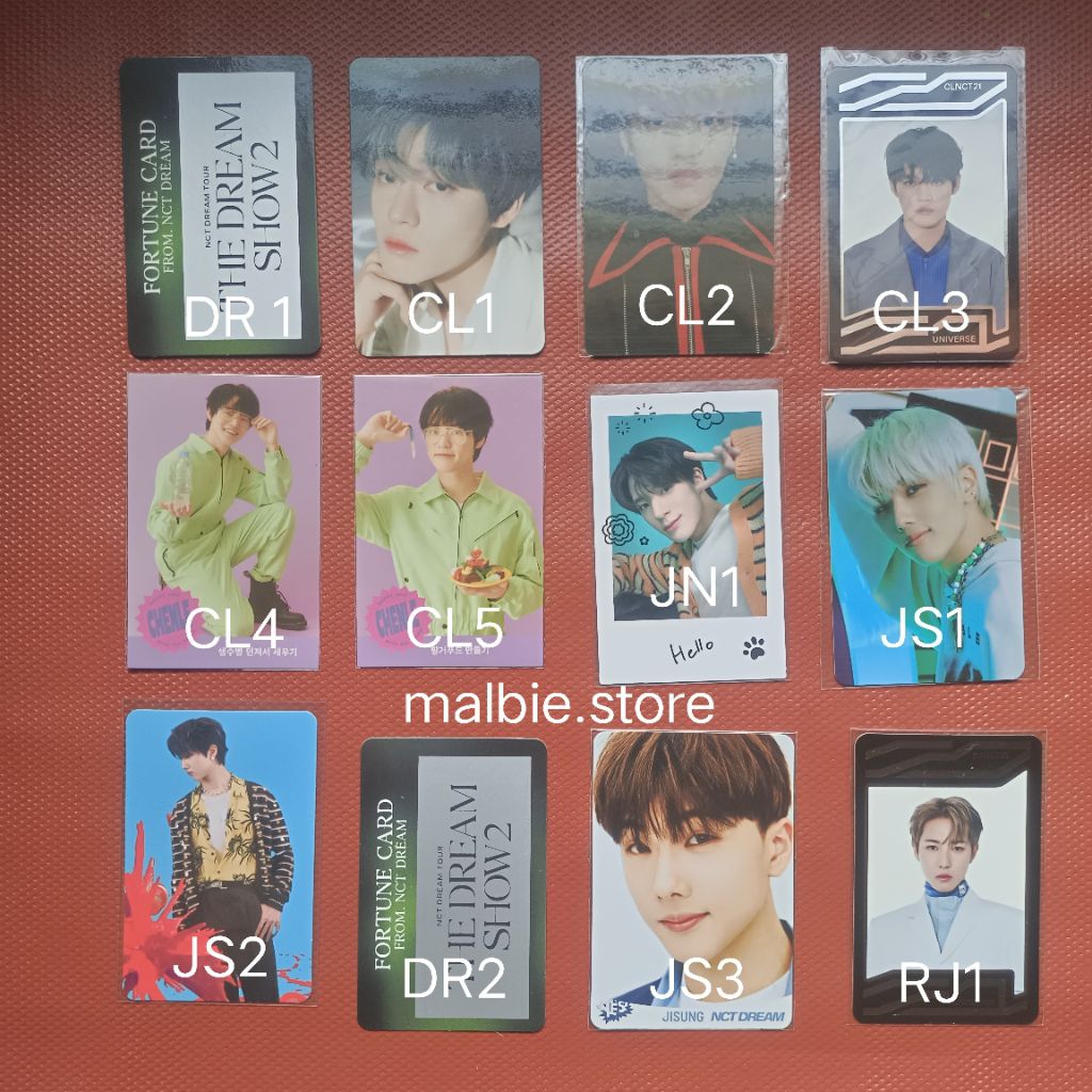 [READY] ON SALE NCT DREAM PHOTOCARD OFFICIAL/ NCT DREAM CHENLE/ NCT DREAM JISUNG/ NCT DREAM JENO/ NC