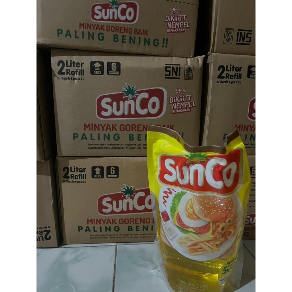 

Minyak Sunco 2L 1karton (maksimal pembelian 1karton)