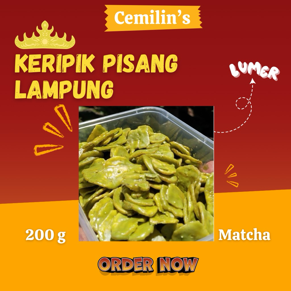 

Keripik Pisang Lumer Matcha by Cemilin’s