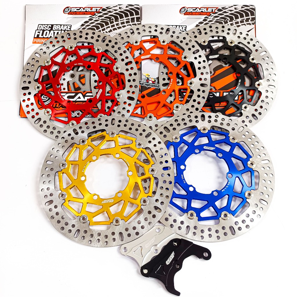 PIRINGAN CAKRAM DISC DEPAN SCARLET KLX 150 DTRACKER FLOATING CNC 320MM