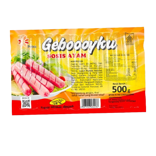 

Geboooy MERAH 500G sosis ayam