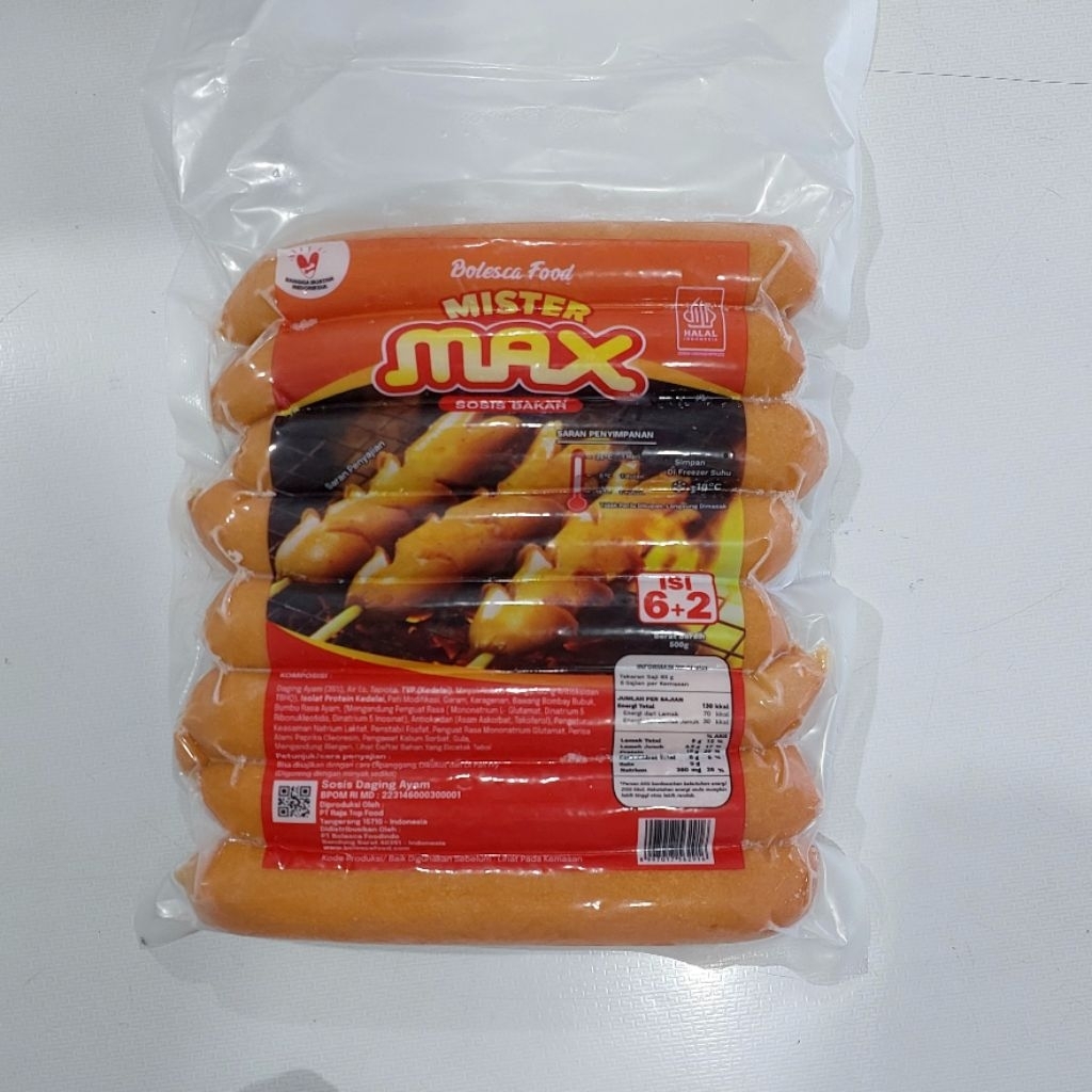 

MISTER MAX Sosis Bakar isi 6+2