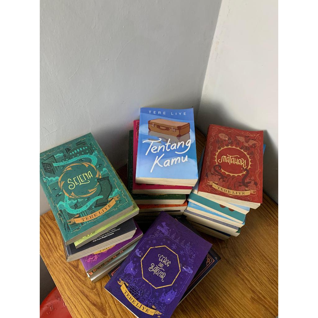 Preloved novel Tere Liye, JS Khairen dll