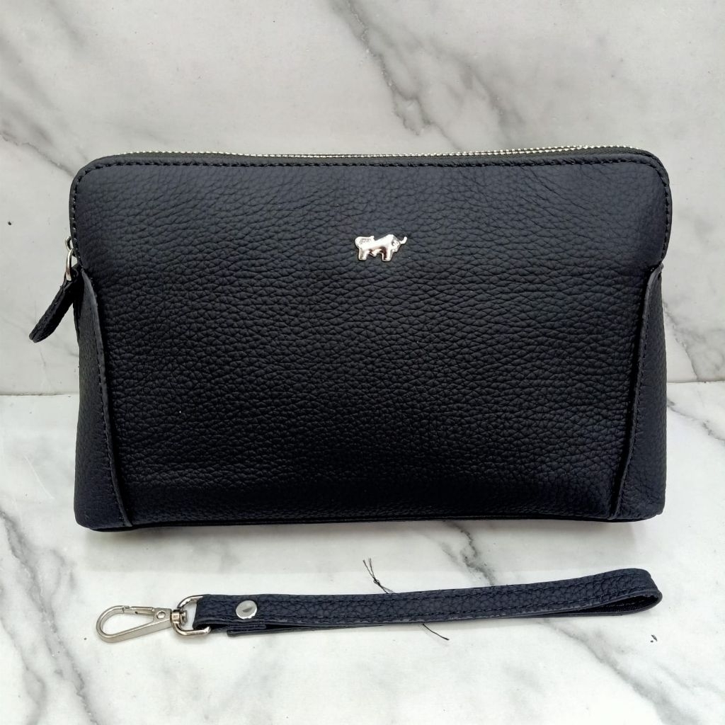 Handbag kulit Braun Buffel 8801-10 black handbag tas tangan kulit