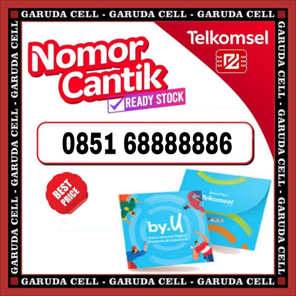 Nomor cantik by.U - Nomor Super - kartu perdana - Sim card - Simpati - Telkomsel prabayar - suport j