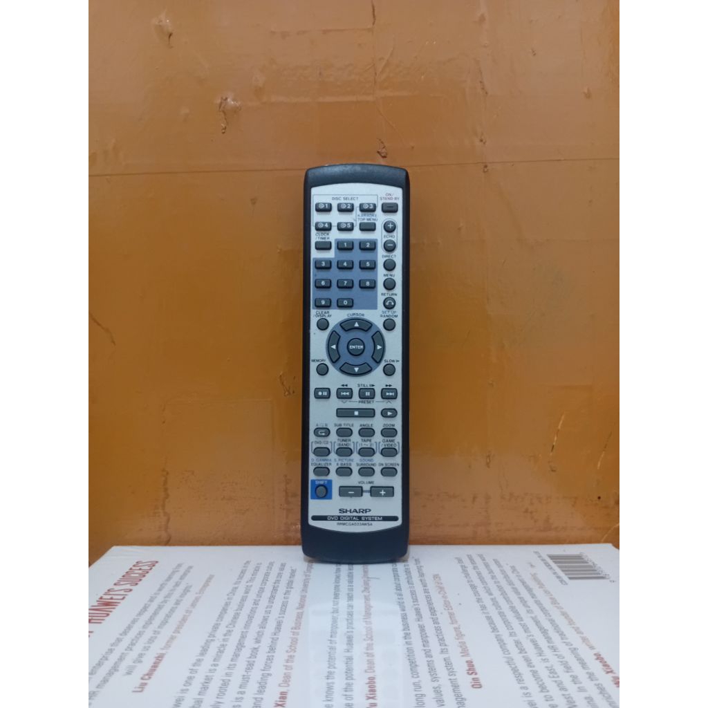 REMOTE DVD DIGITAL SYSTEM SHARP SERI RRMCGA033AWSA ORIGINAL
