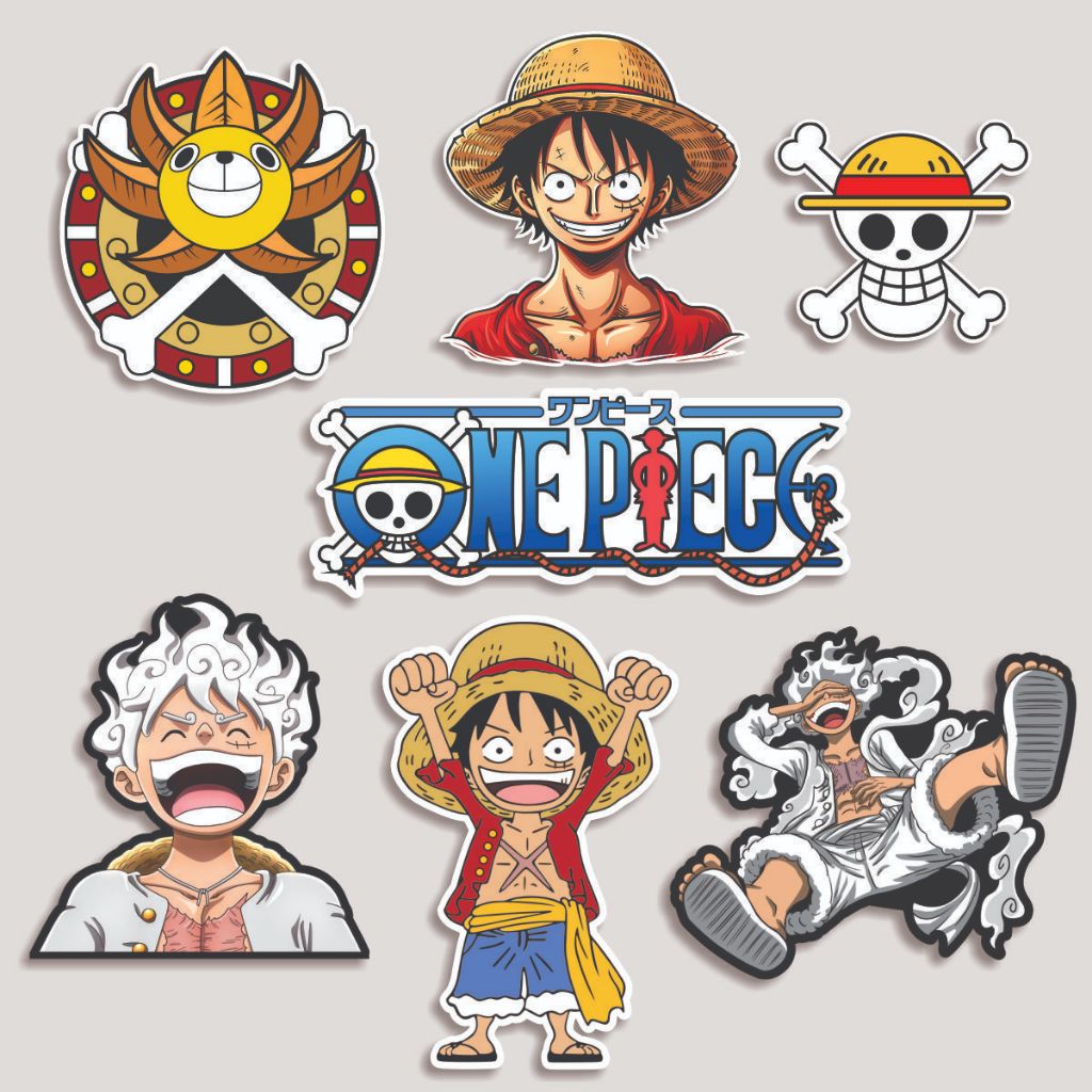 

Stiker Karakter Luffy One Piece Satu Set
