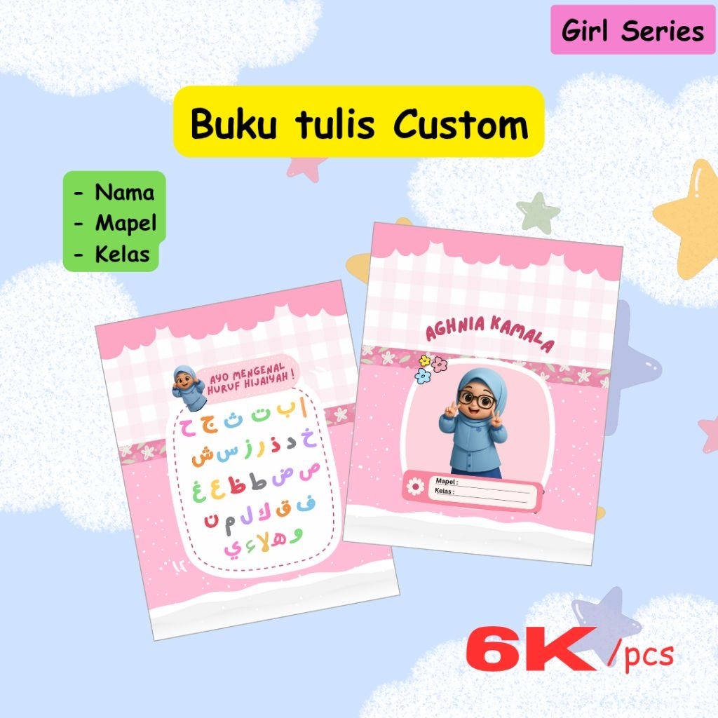 

Buku Tulis Custom Hijaiyah