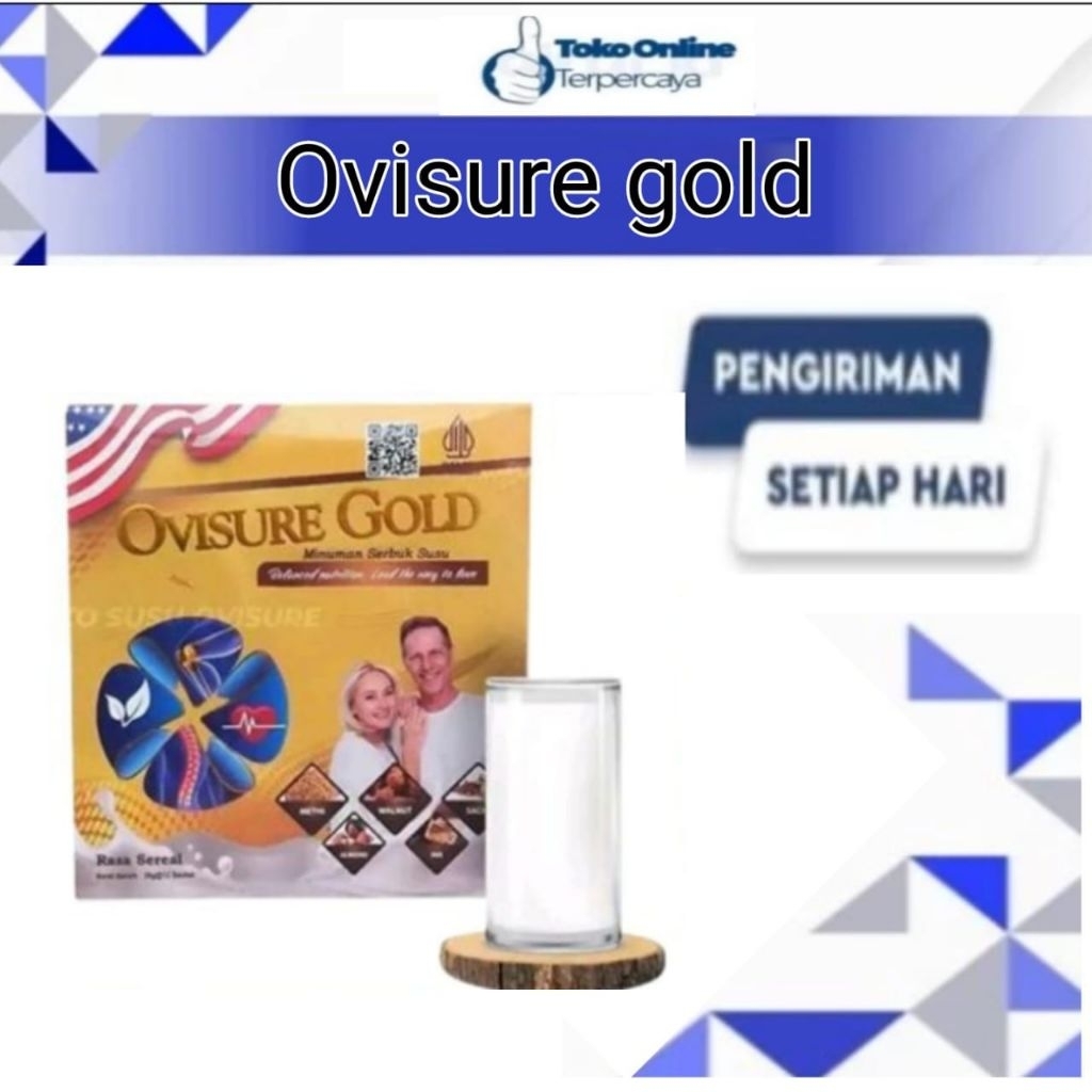 

1box ovisure gold susu untuk tulang dan sendi original