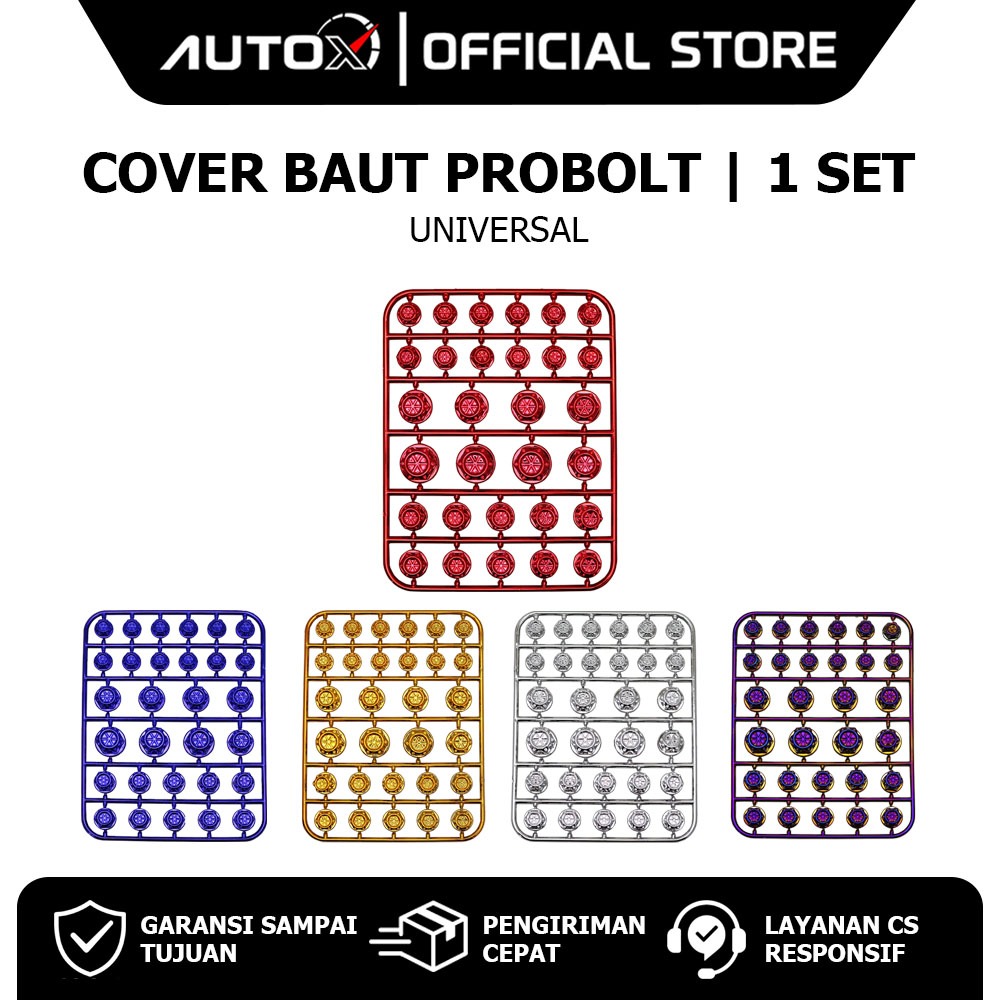 Cover Baut Probolt Vario 125 150 & Beat Pop Street & Scoopy & Mio S M3 & Tiger & ADV & Supra & RX Ki
