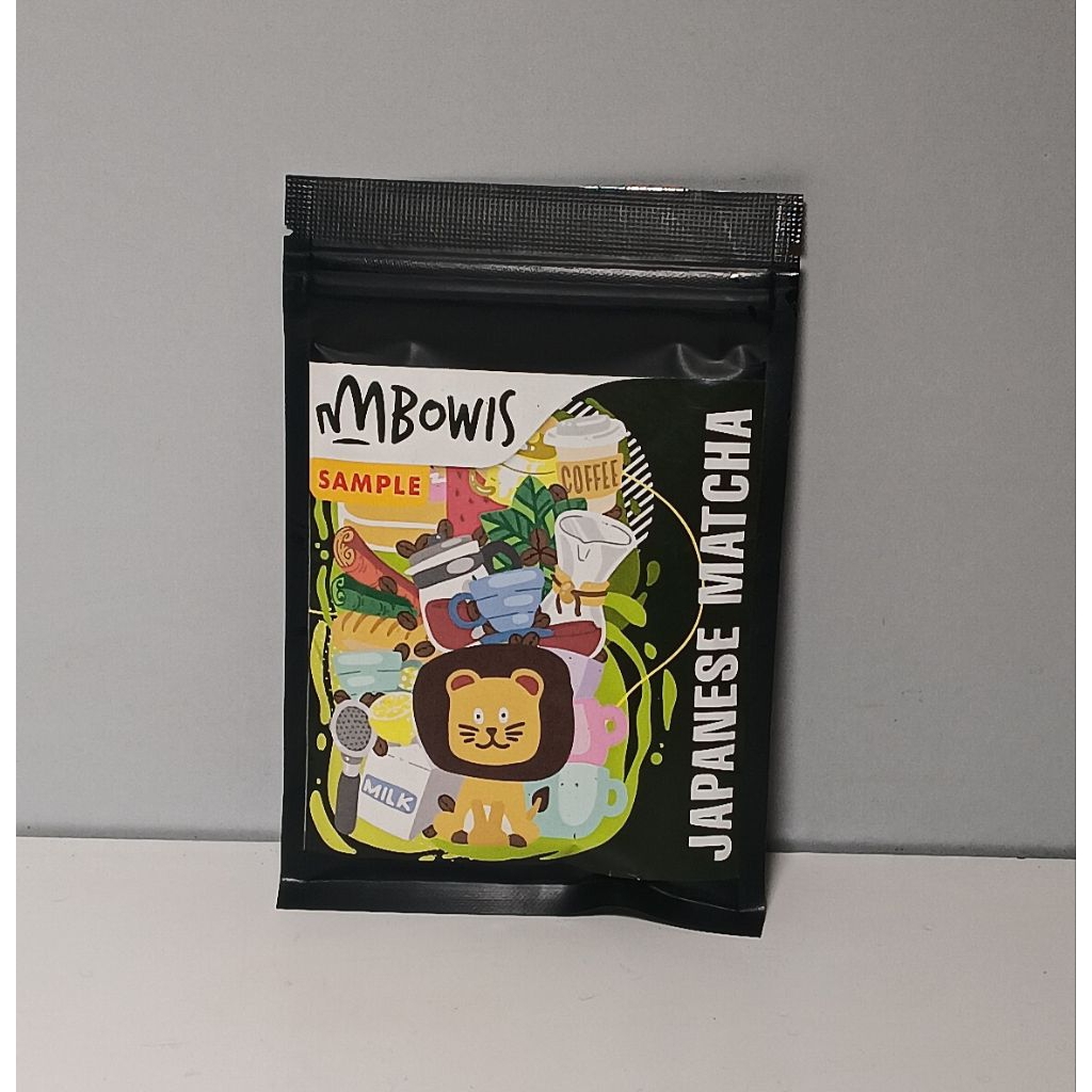 

bubuk powder matcha mbowis sample