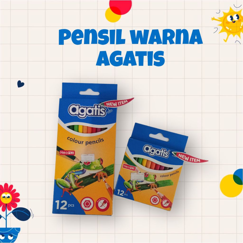 

PENSIL WARNA AGATIS I 12 COLOUR I MURAH