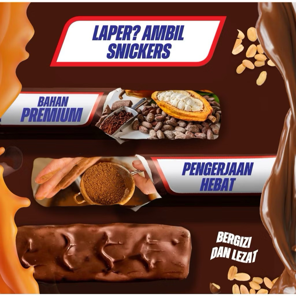 

Snickers milk chocolate 35gr