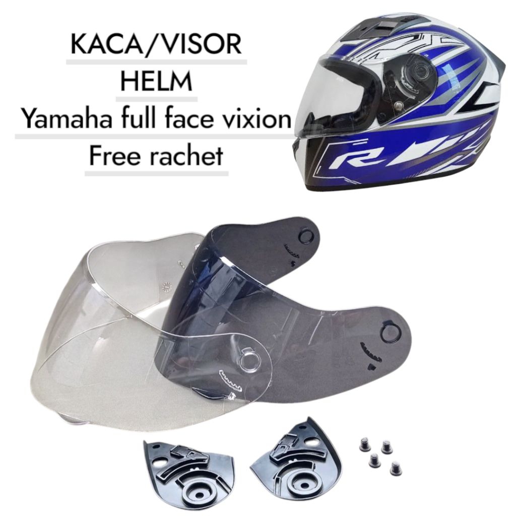 kaca helm full face  yamaha vixion - visor helm vixion yamaha cargloss