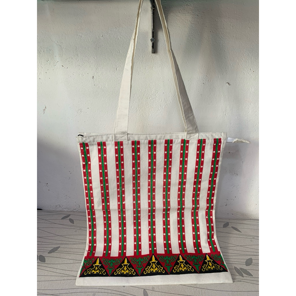 tote bag kain motif Aceh tenggara