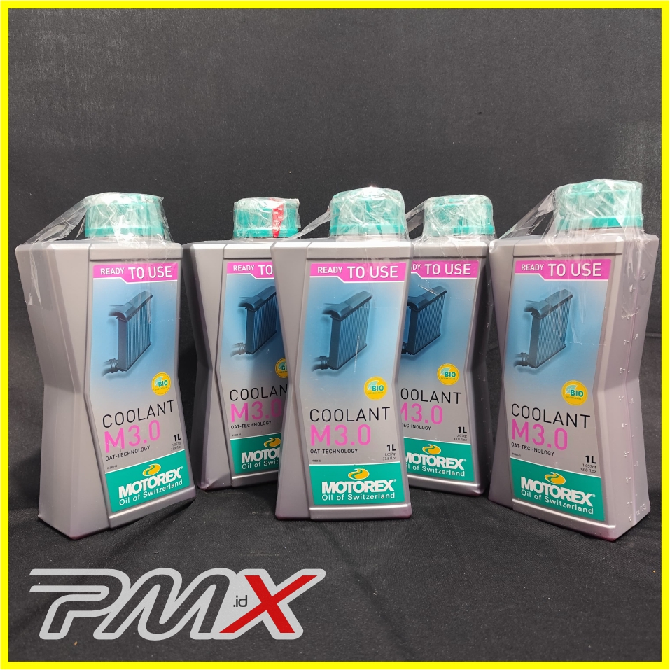 Coolant Motor Motorex M3.0 1 Liter - Cairan Radiator Anti Karat Siap Pakai | Radiator Balap Original