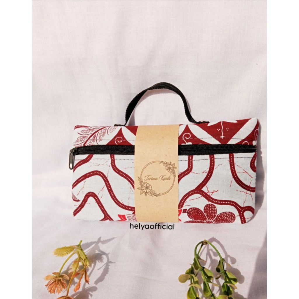 50 pcs Souvenir Dompet Pouch Handbag Batik Khas Solo Jogja |Souvenir Pernikahan,Tasyakuran Atau Gift