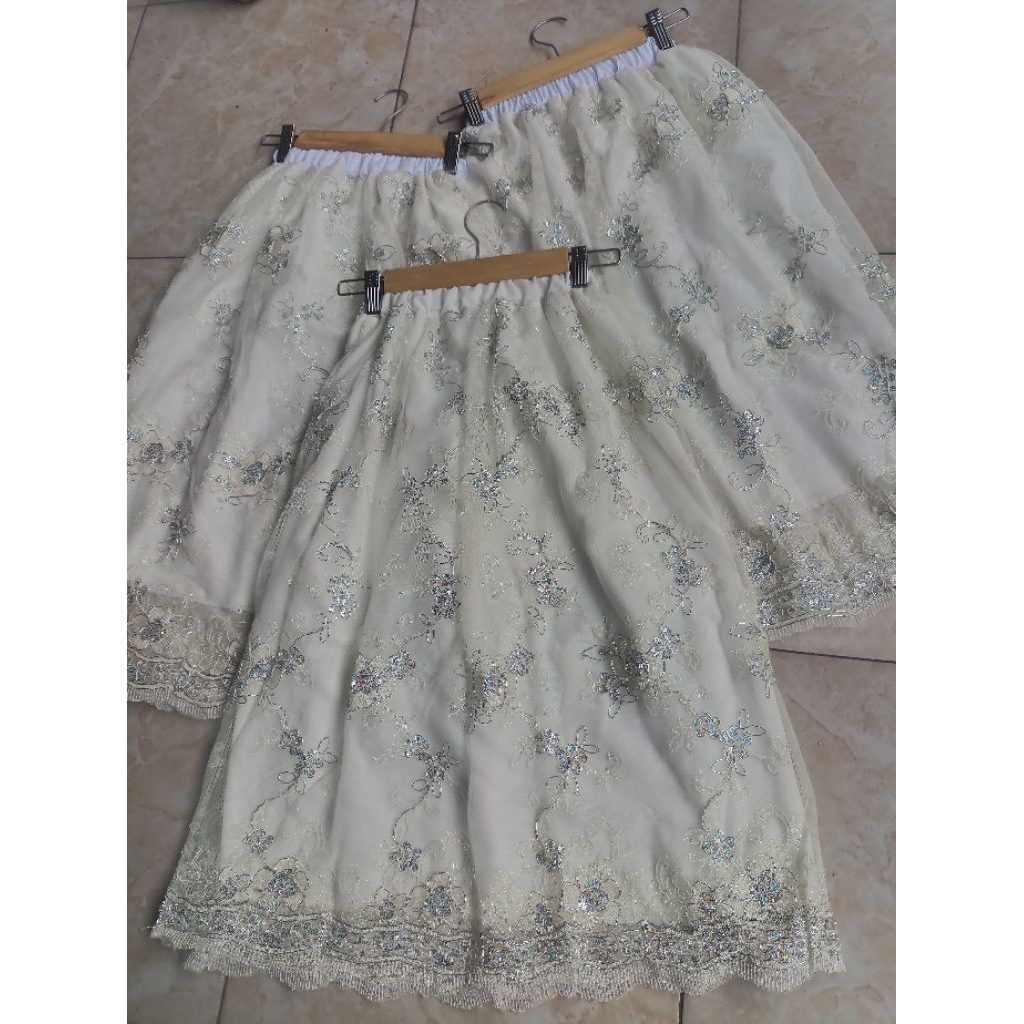 rok tutu anak bordir mewah
