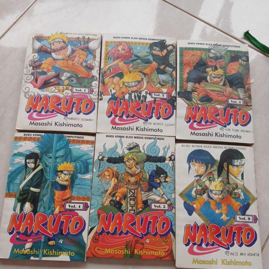KOMIK NARUTO BEKAS