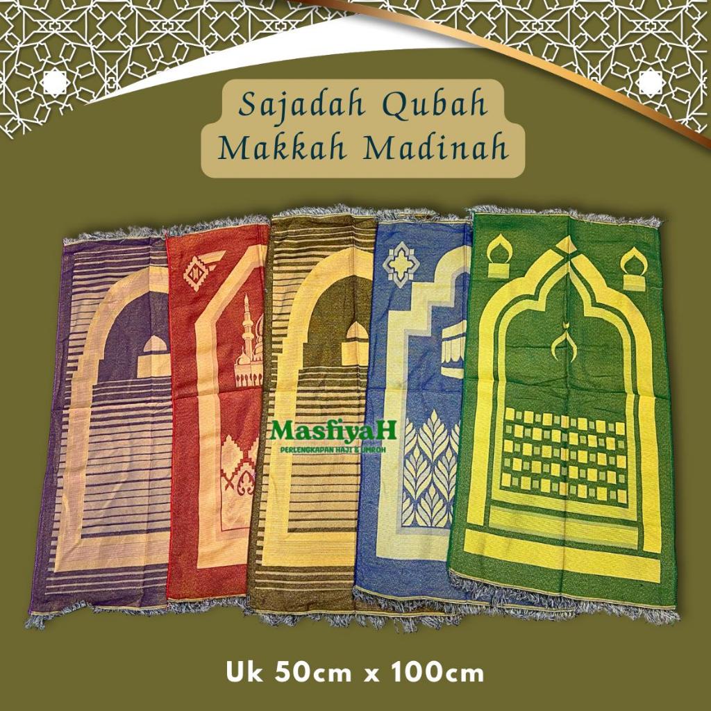 Diskon (1KODI) SAJADAH TANGGUNG QUBAH MAKKAH MADINAH SAJADAH MIDI SAJADAH TRAVELLING SAJADAH LIPAT S
