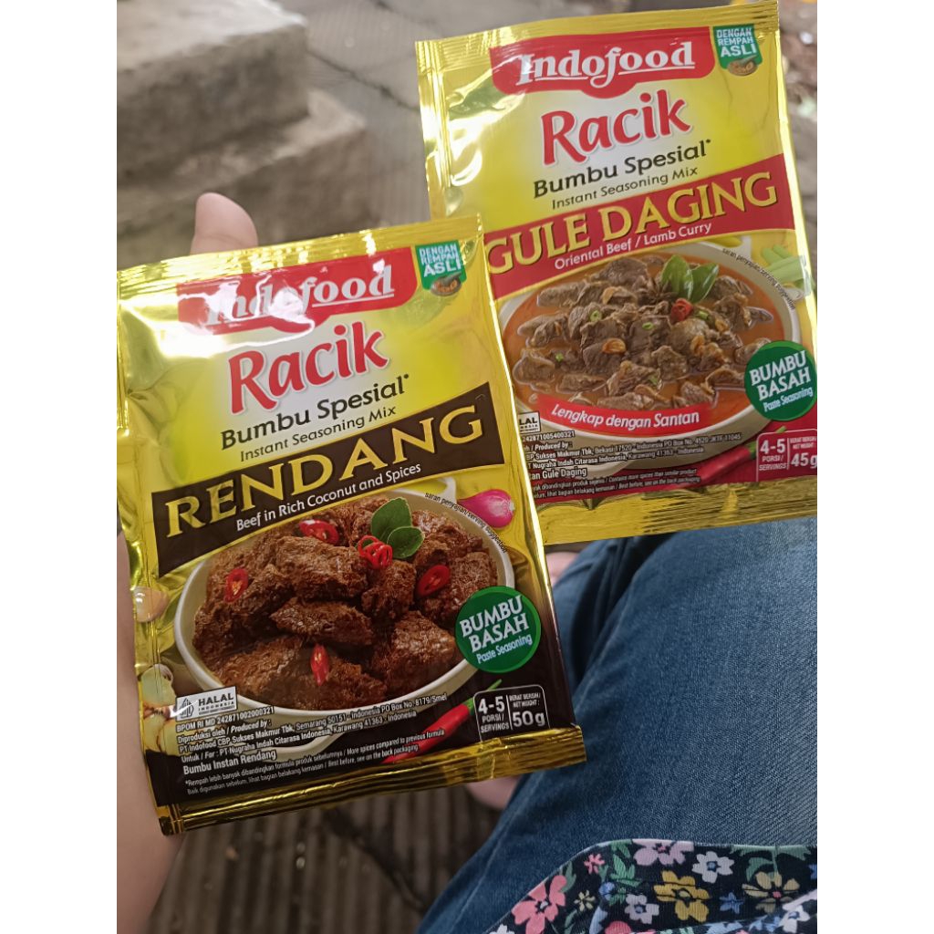 

racik rendang dan gulai daging