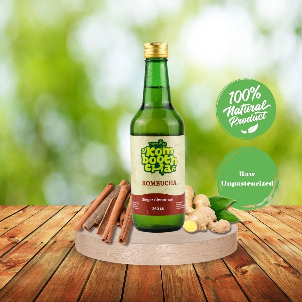 

Kombucha teh Ginger Cinnamon - 360ml | by Komboothcha