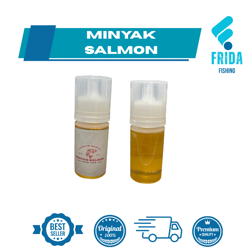 MINYAK IKAN SALMON / MINYAK SALMON / SALMON OIL MURNI 100% - UMPAN PANCING