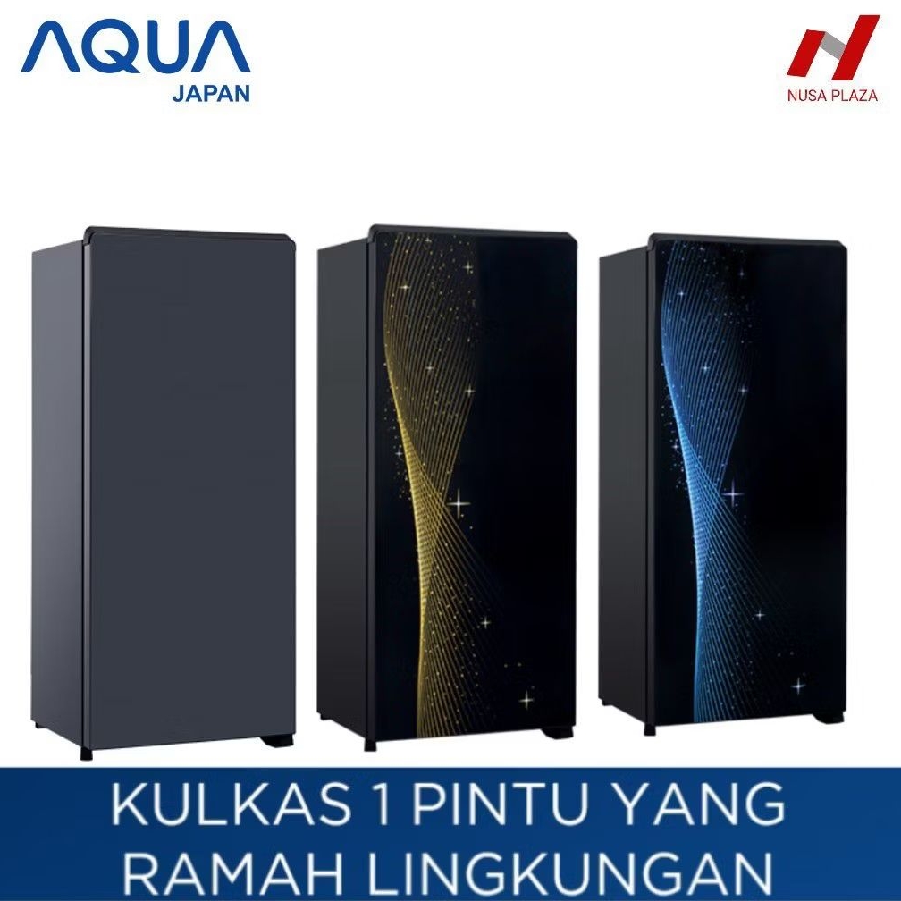 KULKAS AQUA 1 PINTU AQR-D225MDS / MSB / MSG