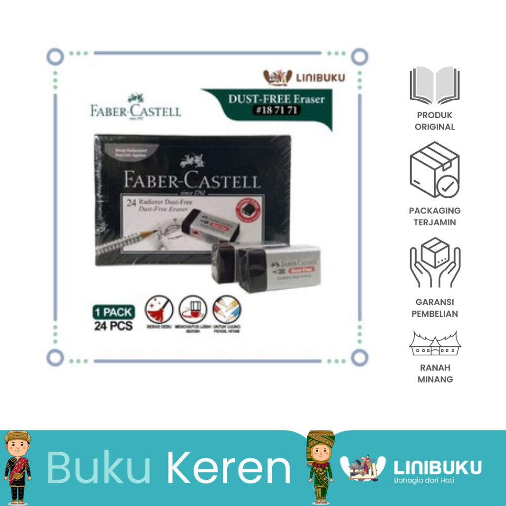 

Penghapus Pensil Faber Castell Dust - ATK