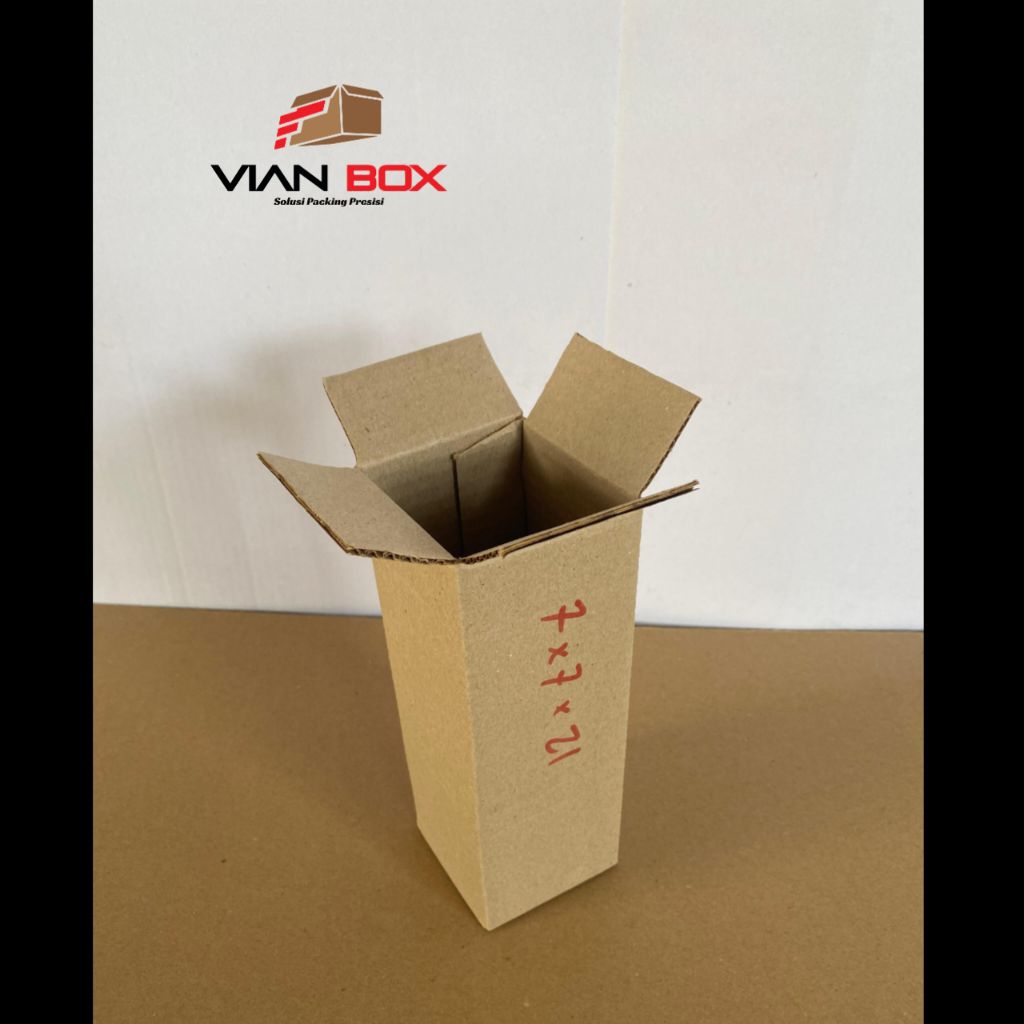 

kardus/karton ukuran 7x7x21cm1ply