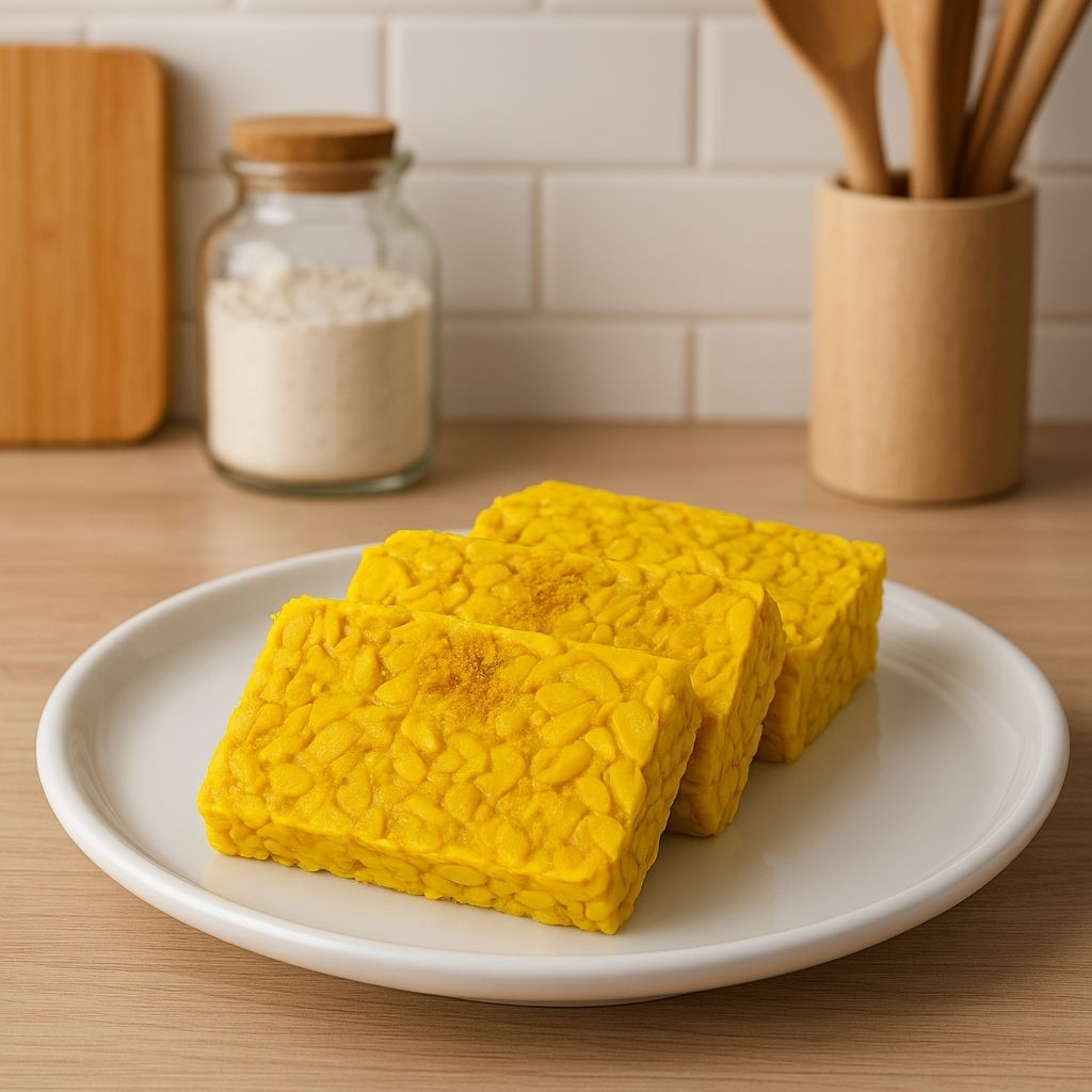 

Tempe Ungkep Bumbu Kuning Isi 10 Biji Tebal