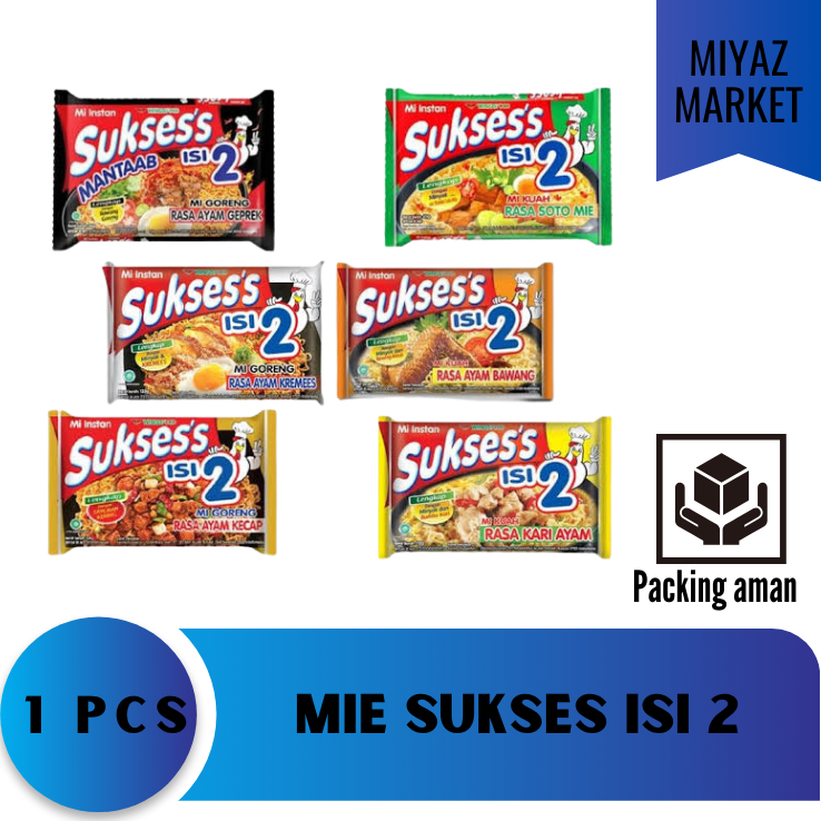 

❤MIYAZMARKET❤ Mie Sukses isi 2 / Mi Sukses isi 2 / Sukses Goreng / Sukses Kuah