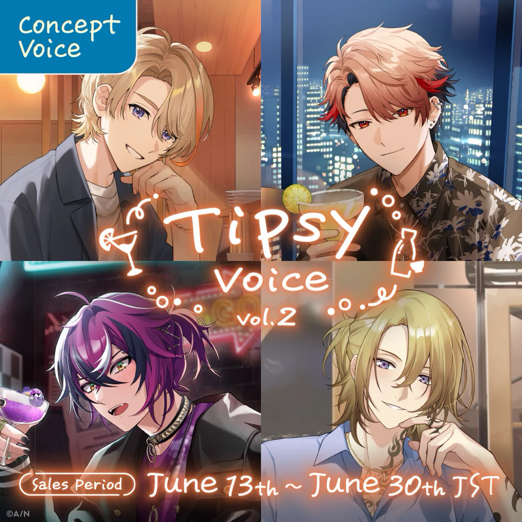 (Doppio Dropscythe) Nijisanji JP EN Tipsy Voice Vol.2 Voice Pack Doppio Dropscythe Luca Kaneshiro Se