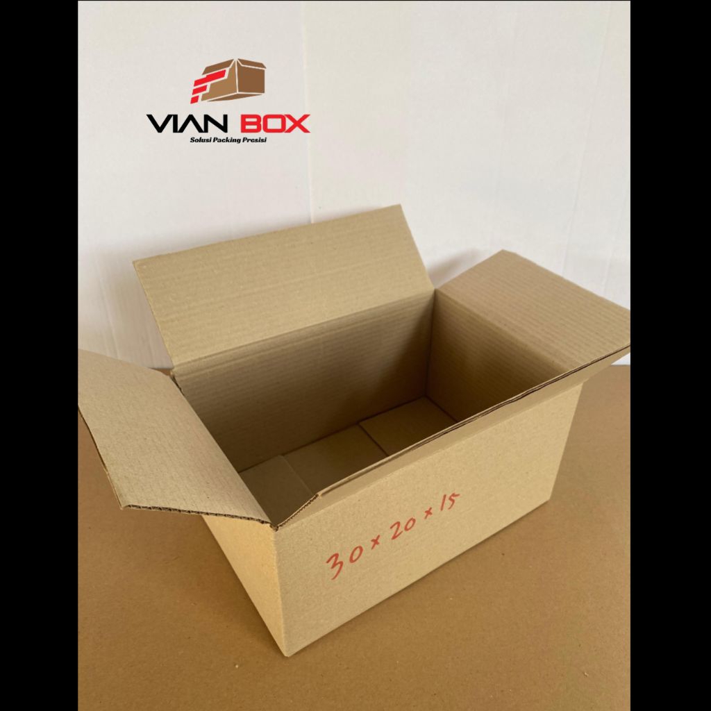 

kardus/karton ukuran 30x20x15cm1ply
