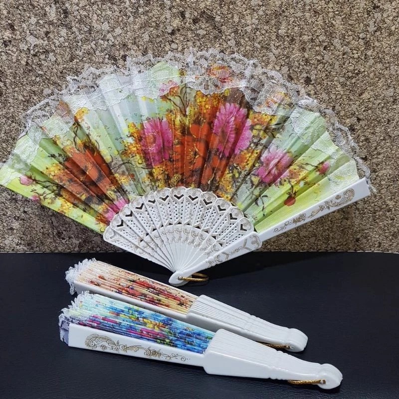 Souvenir Kipas Spanyol Kipas isi 50pcs / Souvenir Kipas Kondangan / Souvenir Murah Premium Per 50pcs