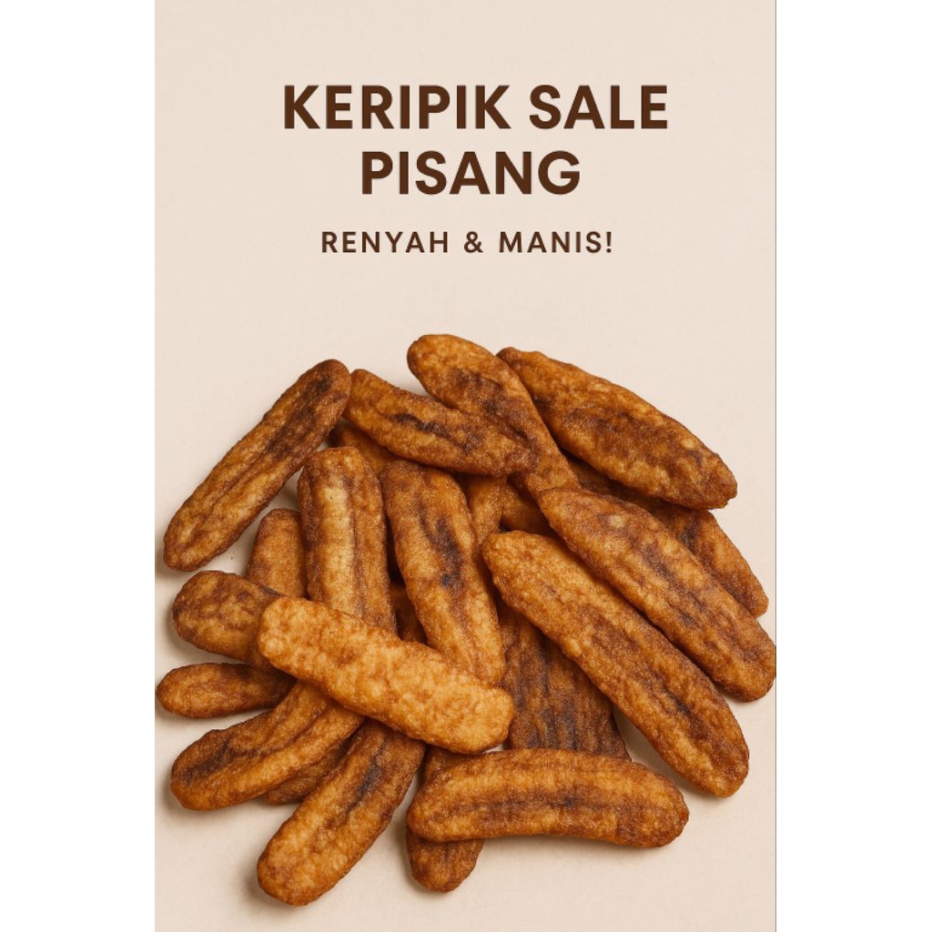 

keripik sale pisang kering 100-150gram