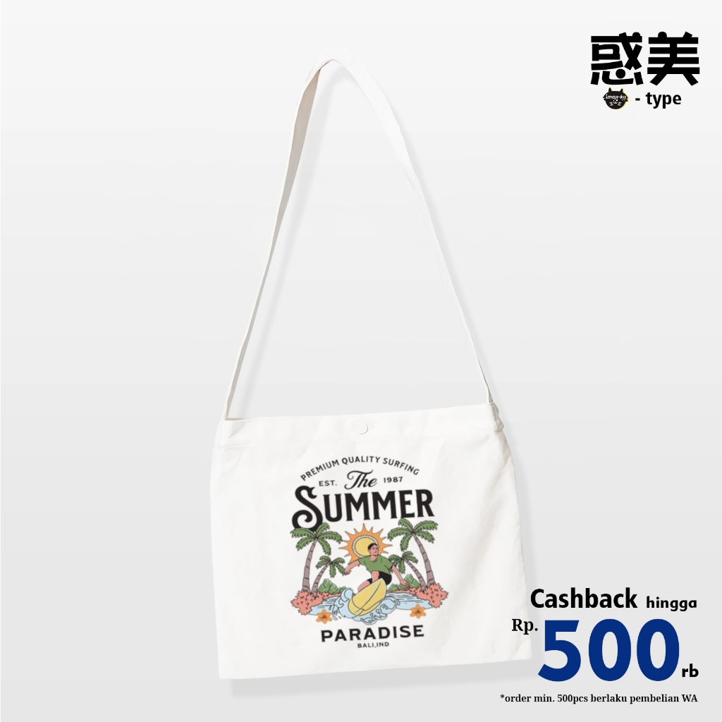 

Musette Bag Blacu Custom | 惑美 Wakumi-type |