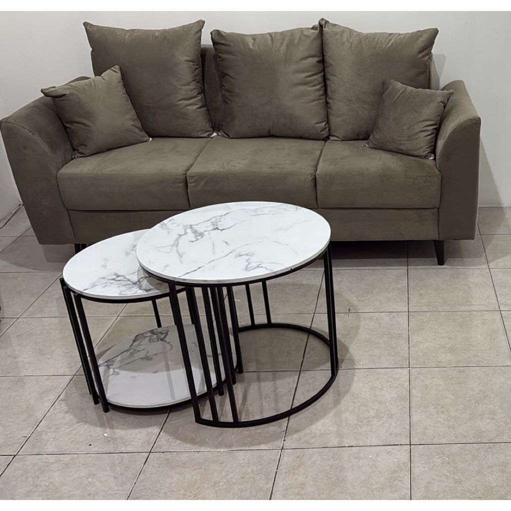 sofa minimalis set meja