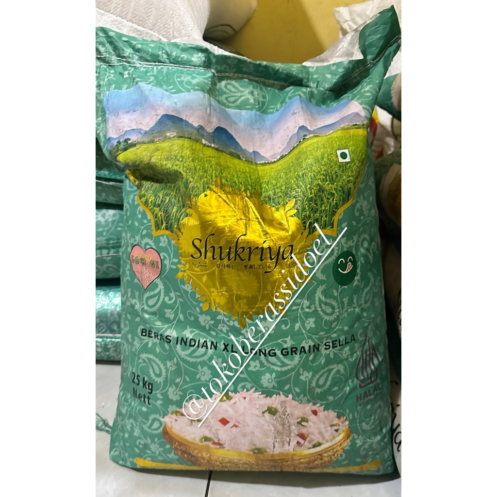 

Beras BASMATI Shukriya 25Kg SEGEL NEW