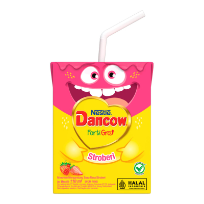 

Nestle Dancow FortiGro Susu UHT Stroberi Kotak 110 ml