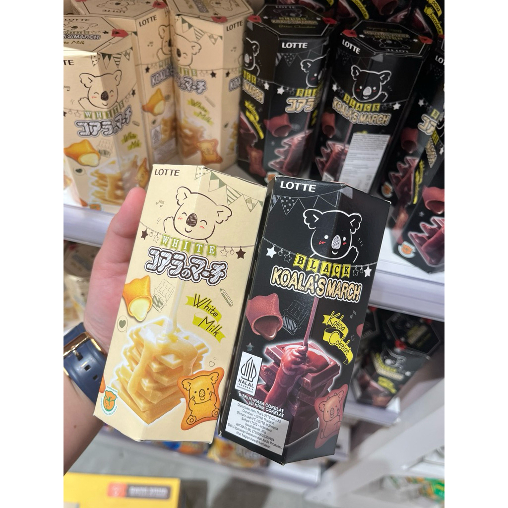 

LOTTE - KOALA’S MARCH WHITE MILK,CHOCOLATE 37g