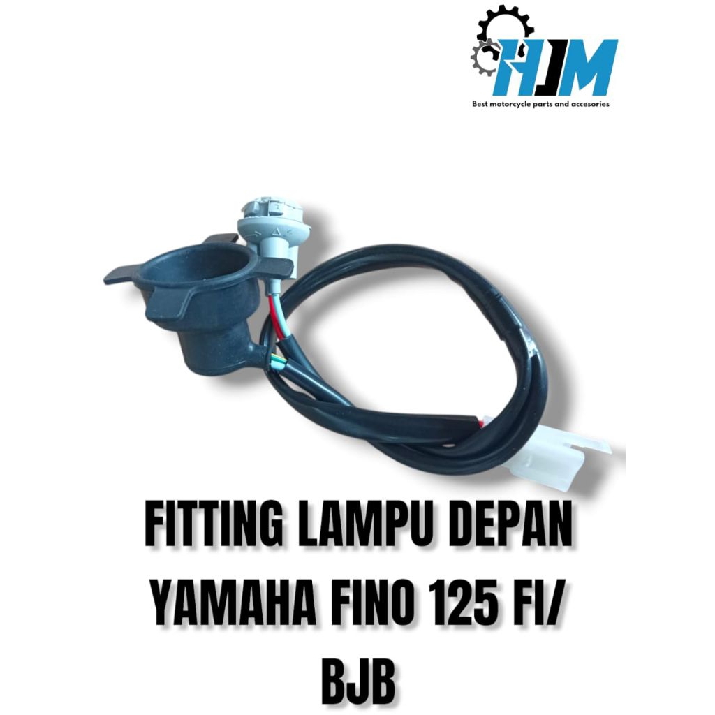 HJM-FITTING LAMPU DEPAN MOTOR YAMAHA FINO 125 FI FINO 125 BJB SOKET SEIN LAMPU DEPAN FINO 125 FI BJB