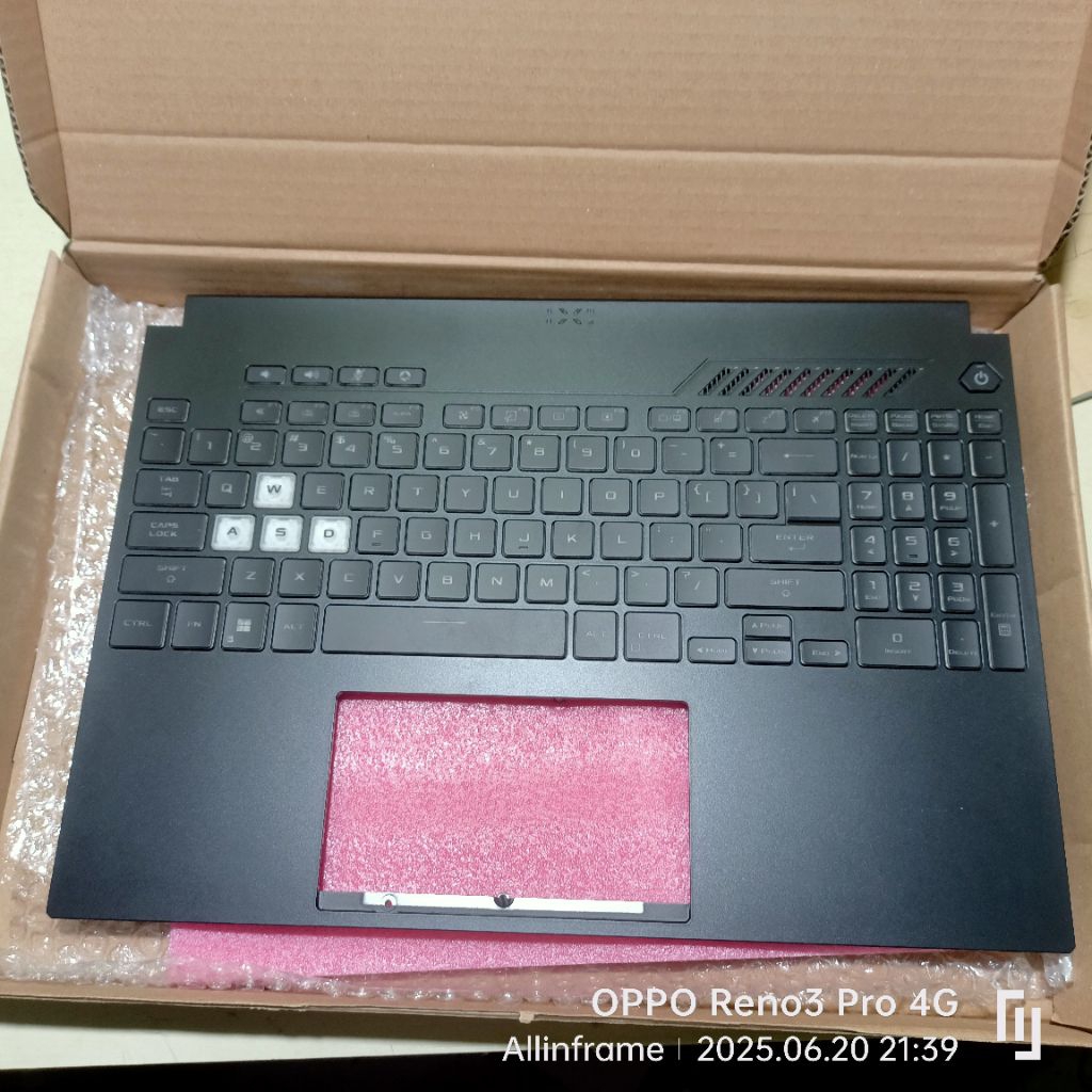 Keybaord and Frame Laptop Asus TUF Gaming F15 FA507 FA507R FX507 FX507RE FX507ZC FX507ZE FX507ZR